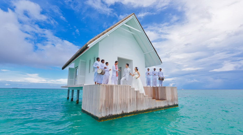 Свадебный павильон в Four Seasons at Landaa Giraavaru, Мальдивы